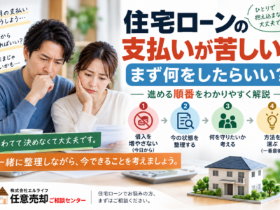住宅ローンの支払いが苦しい。まず何をしたらいい？