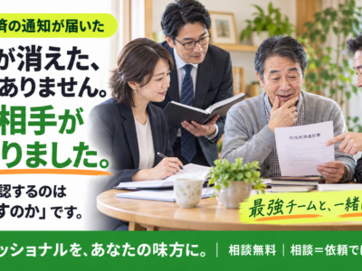 住宅ローンが払えない　代位弁済の通知が届いたら最初に「誰と話すのか」を確認します