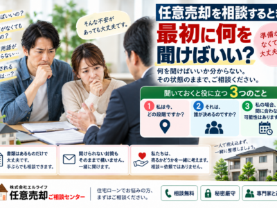 任意売却を相談するとき、最初に何を聞けばいい？